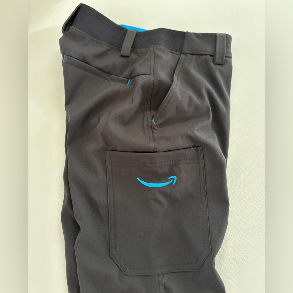 Amazon Prime Flex Delivery Driver Uniform Pants Black Luly Yang - Picture 5 of 9